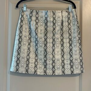 Snakeskin skirt